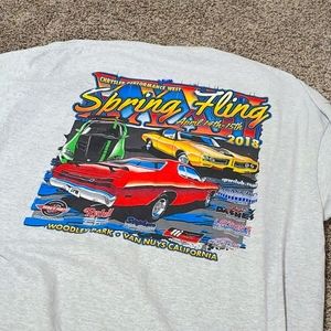 Gray car tshirt